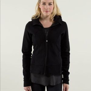 Black Lululemon scuba hoodie